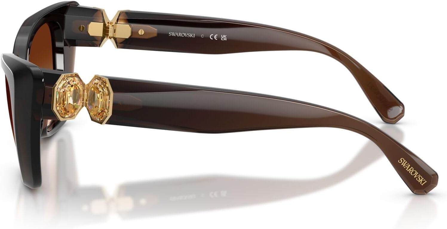 image:imageSwarovski Womens Sk6047Transparent BrownBrown Gradient