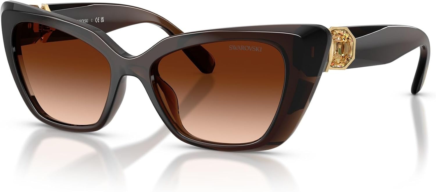 image:imageSwarovski Womens Sk6047Transparent BrownBrown Gradient