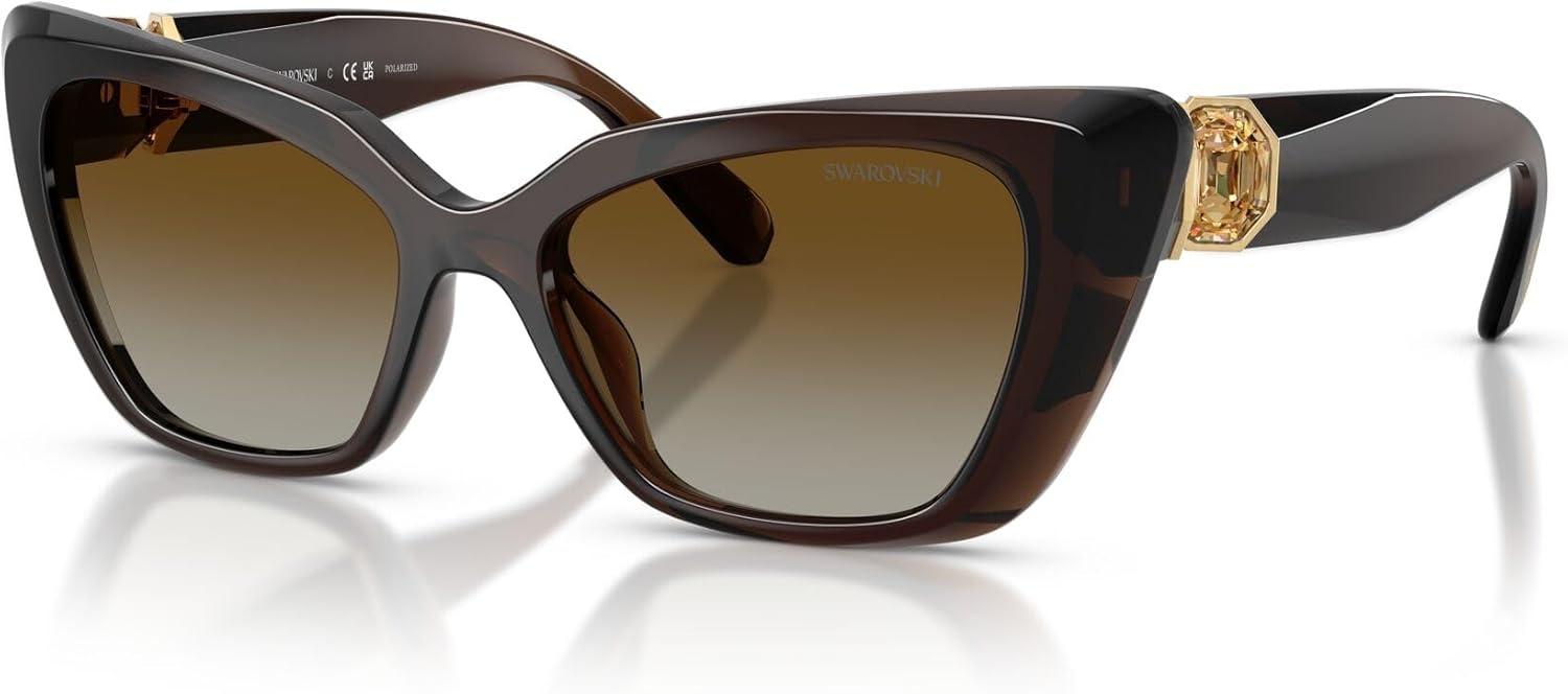 image:imageSwarovski Womens Sk6047Transparent BrownPolar Brown Gradient