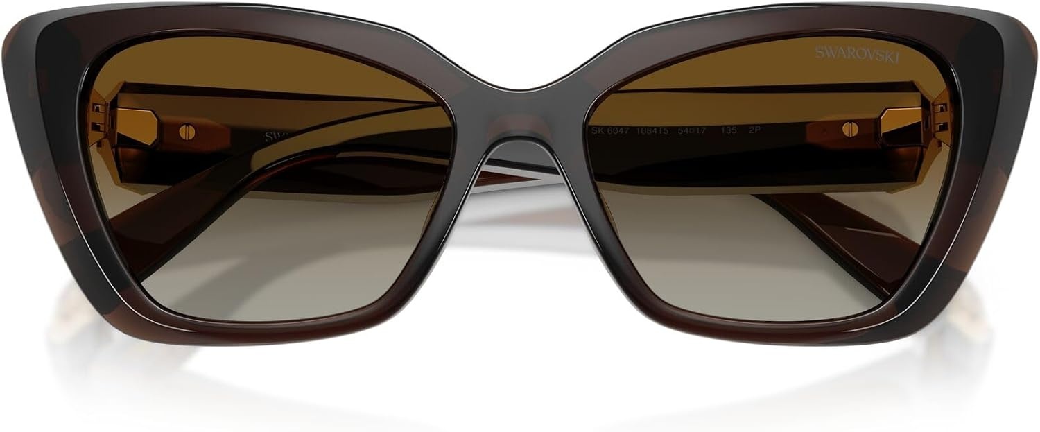 image:imageSwarovski Womens Sk6047Transparent BrownPolar Brown Gradient