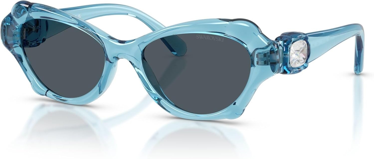 image:imageSwarovski Womens Sk6050Transparent Light BlueDark Grey