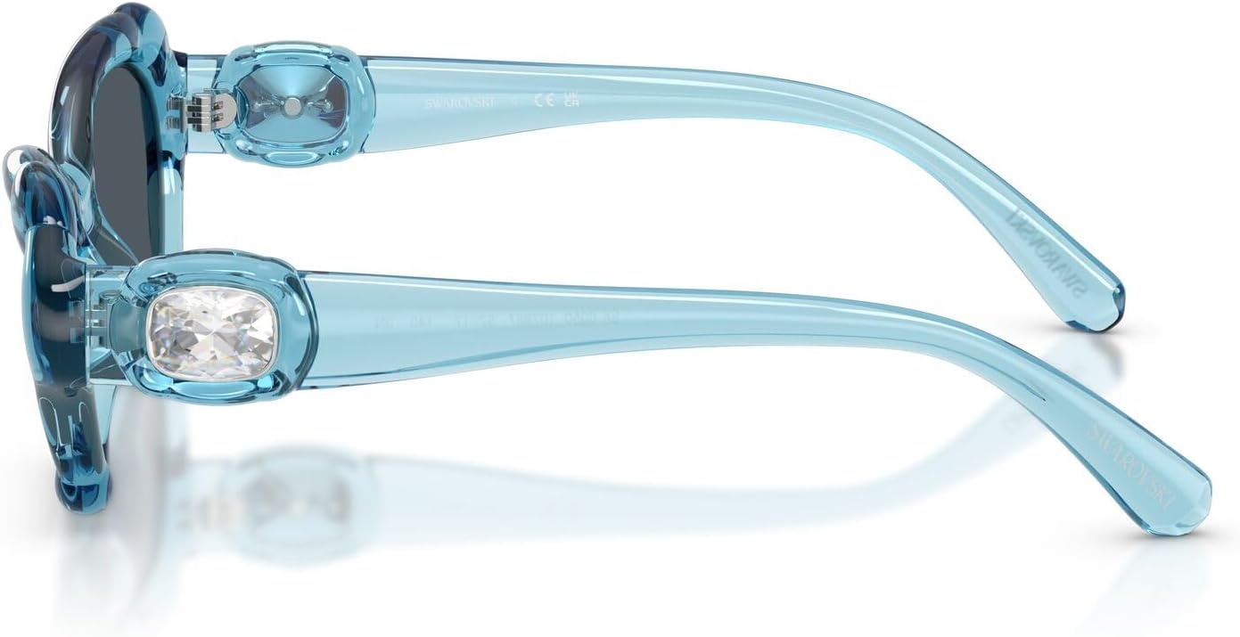 image:imageSwarovski Womens Sk6050Transparent Light BlueDark Grey