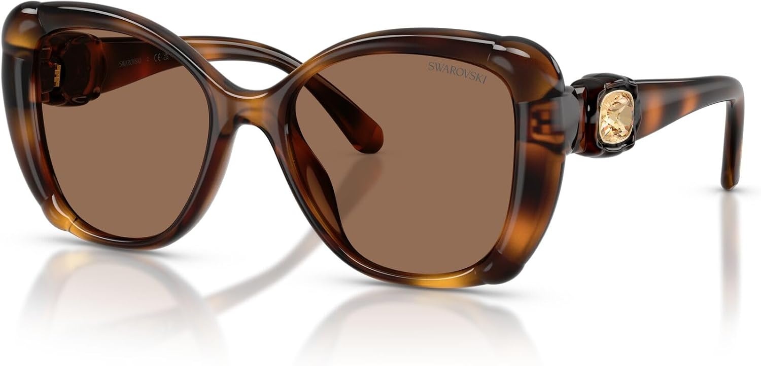 image:imageSwarovski Womens Sk6051u Universal FitHavanaDark Brown