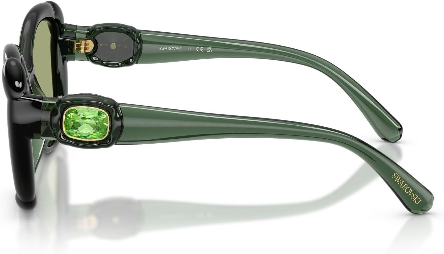 image:imageSwarovski Womens Sk6051u Universal FitTransparent GreenGreen
