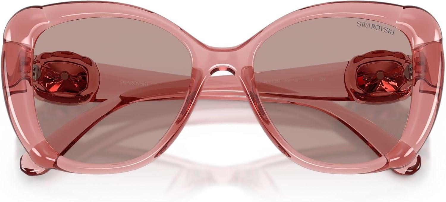 image:imageSwarovski Womens Sk6051u Universal FitTransparent PinkLight Purple Brown