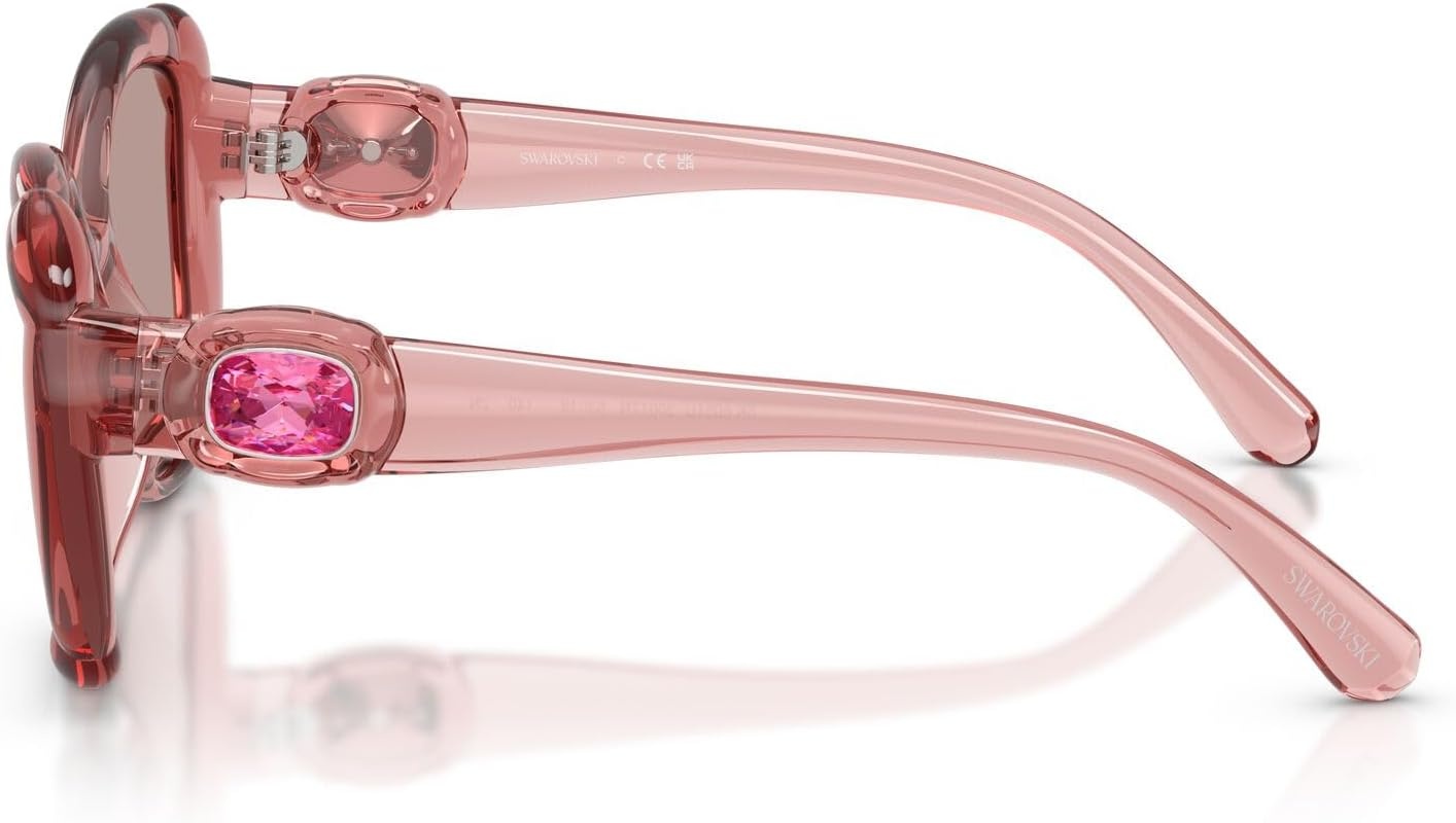 image:imageSwarovski Womens Sk6051u Universal FitTransparent PinkLight Purple Brown