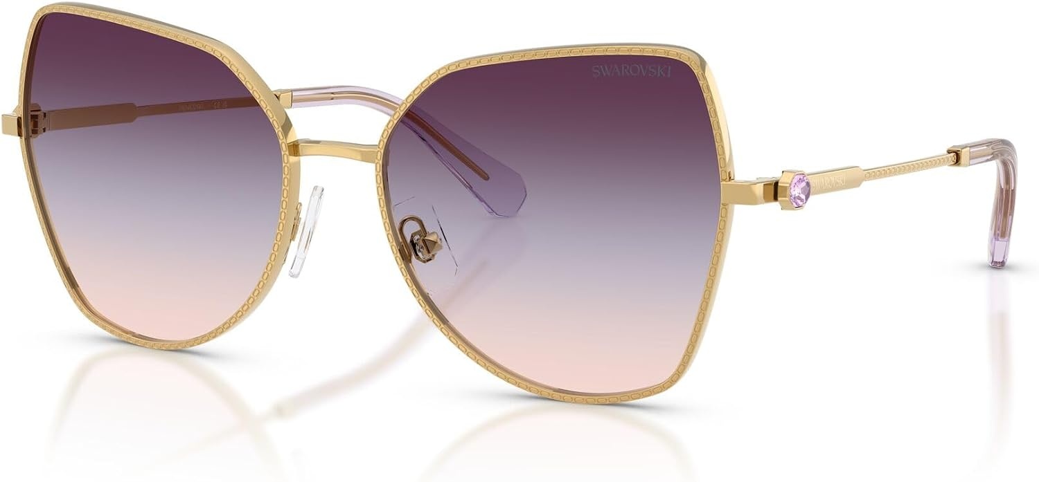 image:imageSwarovski Womens Sk7037GoldTri Gradient BrownBlueViolet