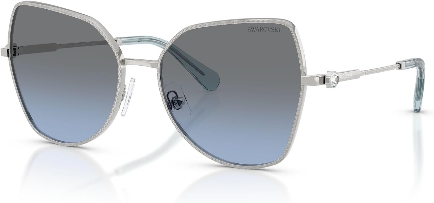 image:imageSwarovski Womens Sk7037SilverBlue Gradient Grey