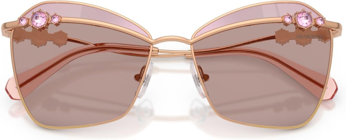 image:imageSwarovski Womens Sk7040Rose GoldPurple Brown Tampo Swar Pink