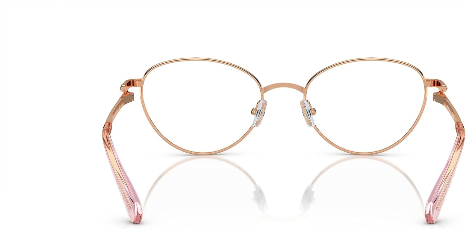image:imageSwarovski womens Sk1002 Oval Prescription Eyewear FramesRose GoldDemo Lens