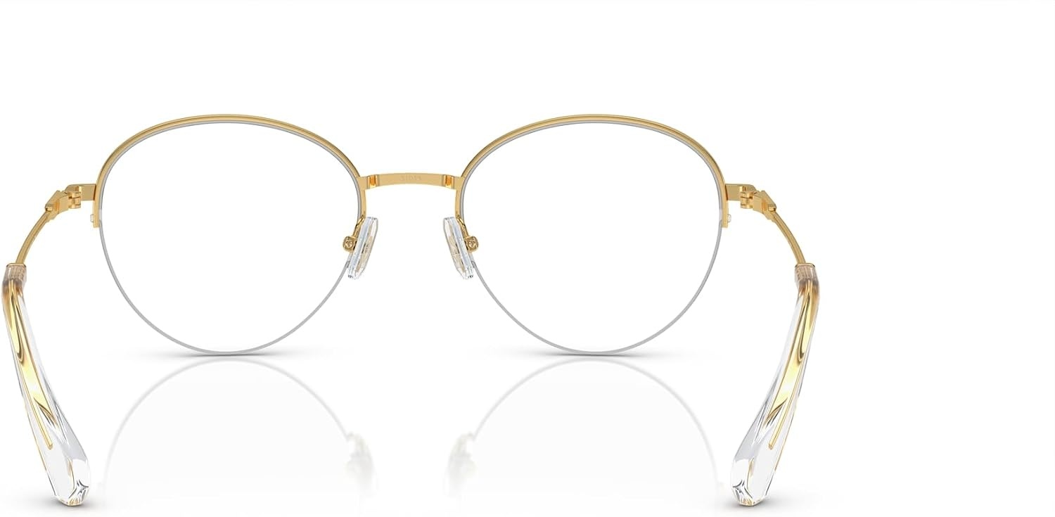 image:imageSwarovski womens Sk1004 Round Prescription Eyewear FramesGoldDemo Lens