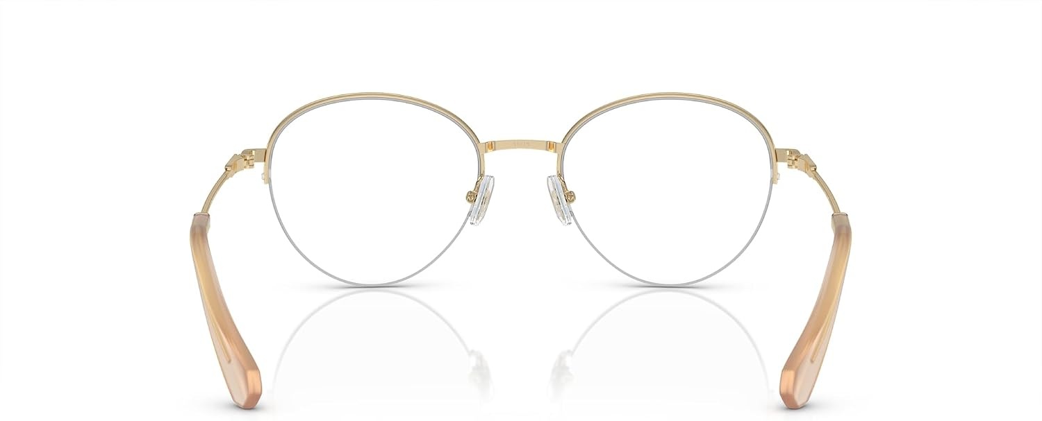 image:imageSwarovski womens Sk1004 Round Prescription Eyewear FramesPale GoldDemo Lens