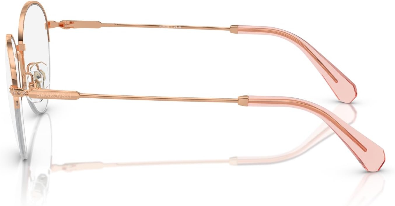 image:imageSwarovski womens Sk1004 Round Prescription Eyewear FramesRose GoldDemo Lens