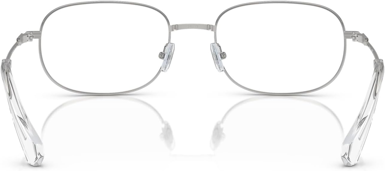 image:imageSwarovski womens Sk1005 Rectangular Prescription Eyewear FramesSilverDemo Lens