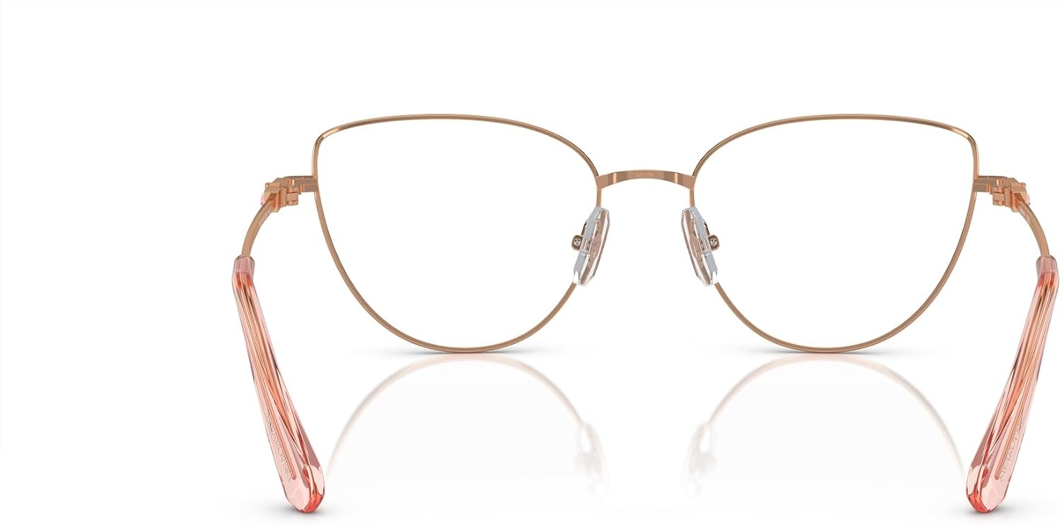 image:imageSwarovski womens Sk1007 Cat Eye Prescription Eyewear FramesRose GoldDemo Lens