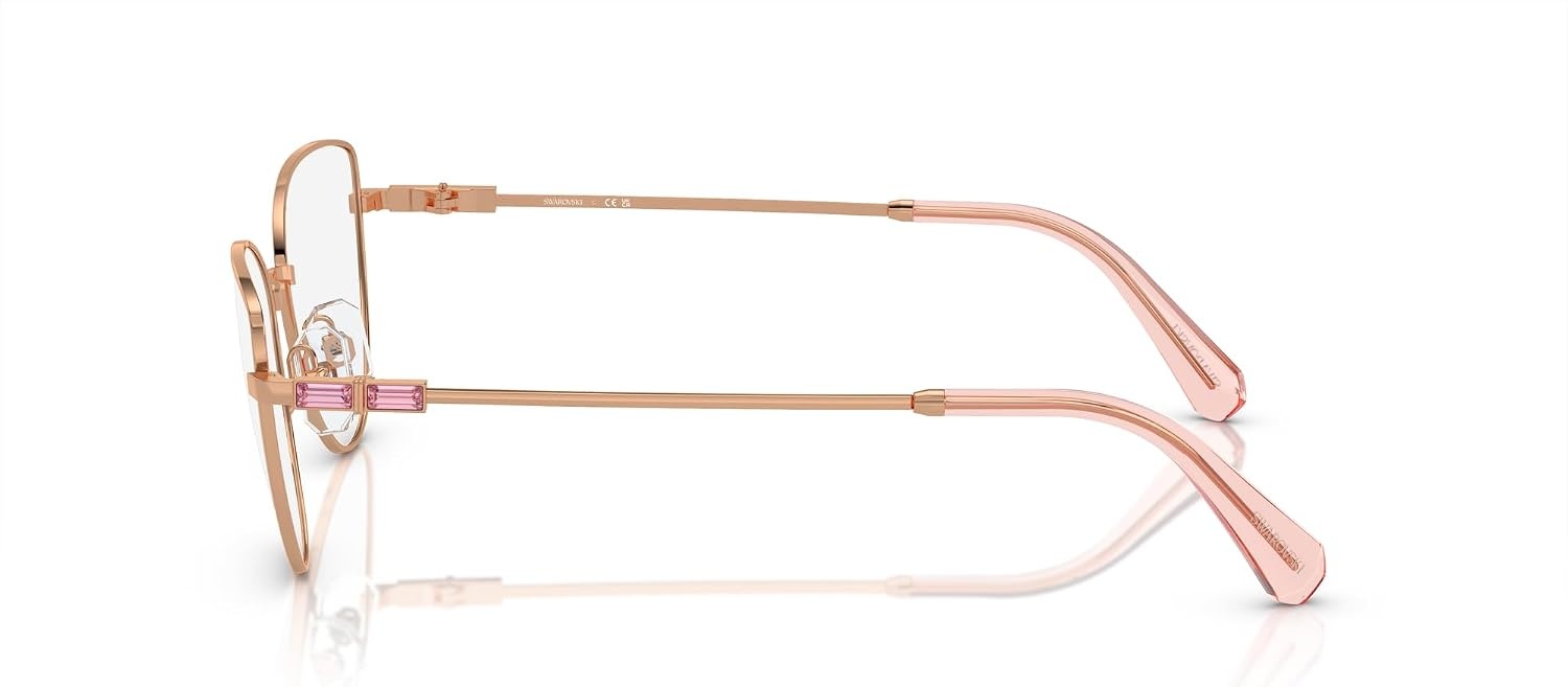image:imageSwarovski womens Sk1007 Cat Eye Prescription Eyewear FramesRose GoldDemo Lens
