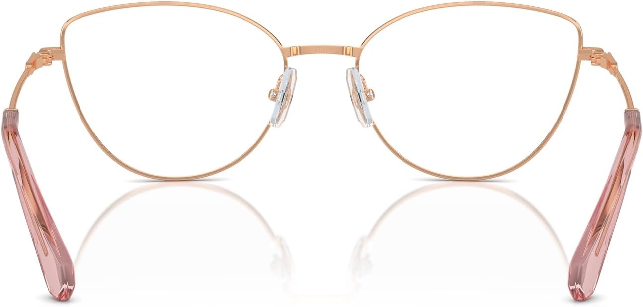 image:imageSwarovski womens Sk1012 Cat Eye Prescription Eyewear FramesRose GoldDemo Lens