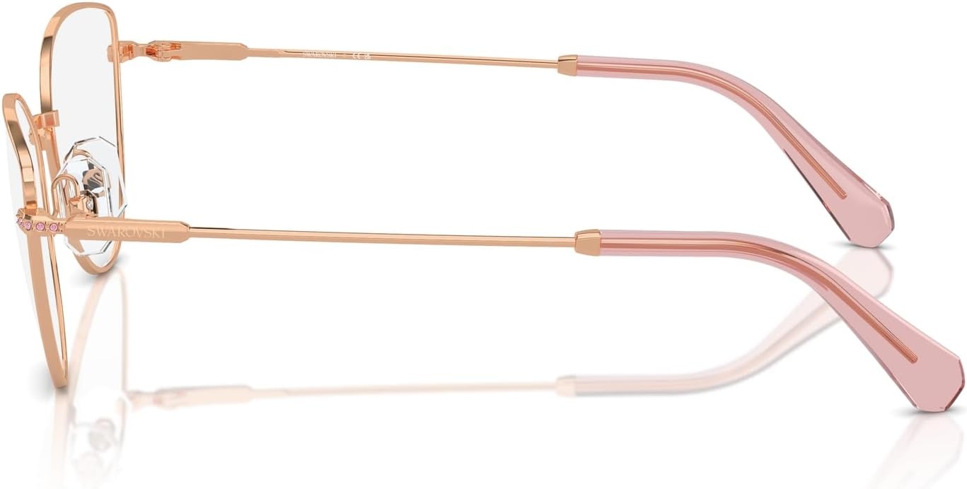 image:imageSwarovski womens Sk1012 Cat Eye Prescription Eyewear FramesRose GoldDemo Lens
