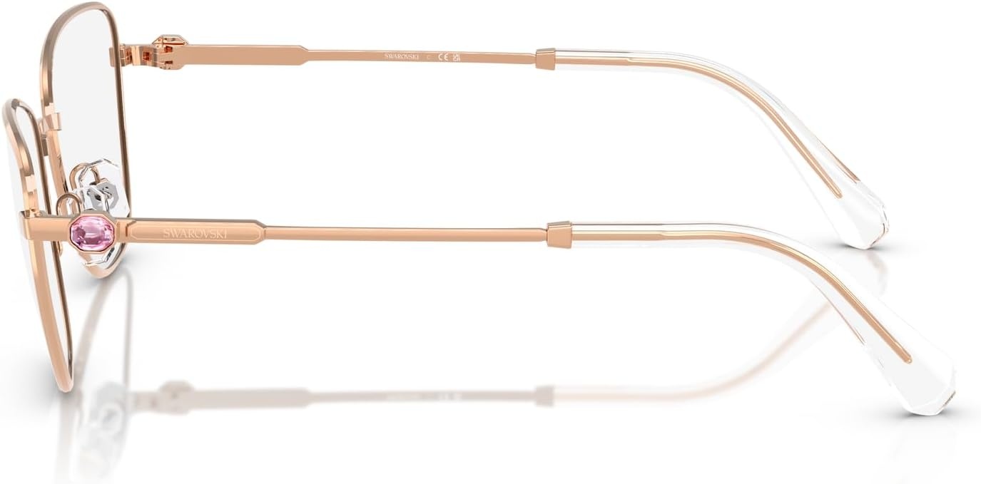image:imageSwarovski womens Sk1018 Cat Eye Prescription Eyewear FramesRose GoldDemo Lens