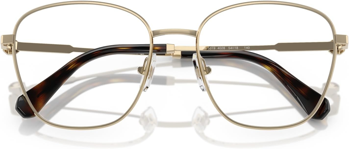 image:imageSwarovski womens Sk1019 Square Prescription Eyewear FramesPale GoldDemo Lens