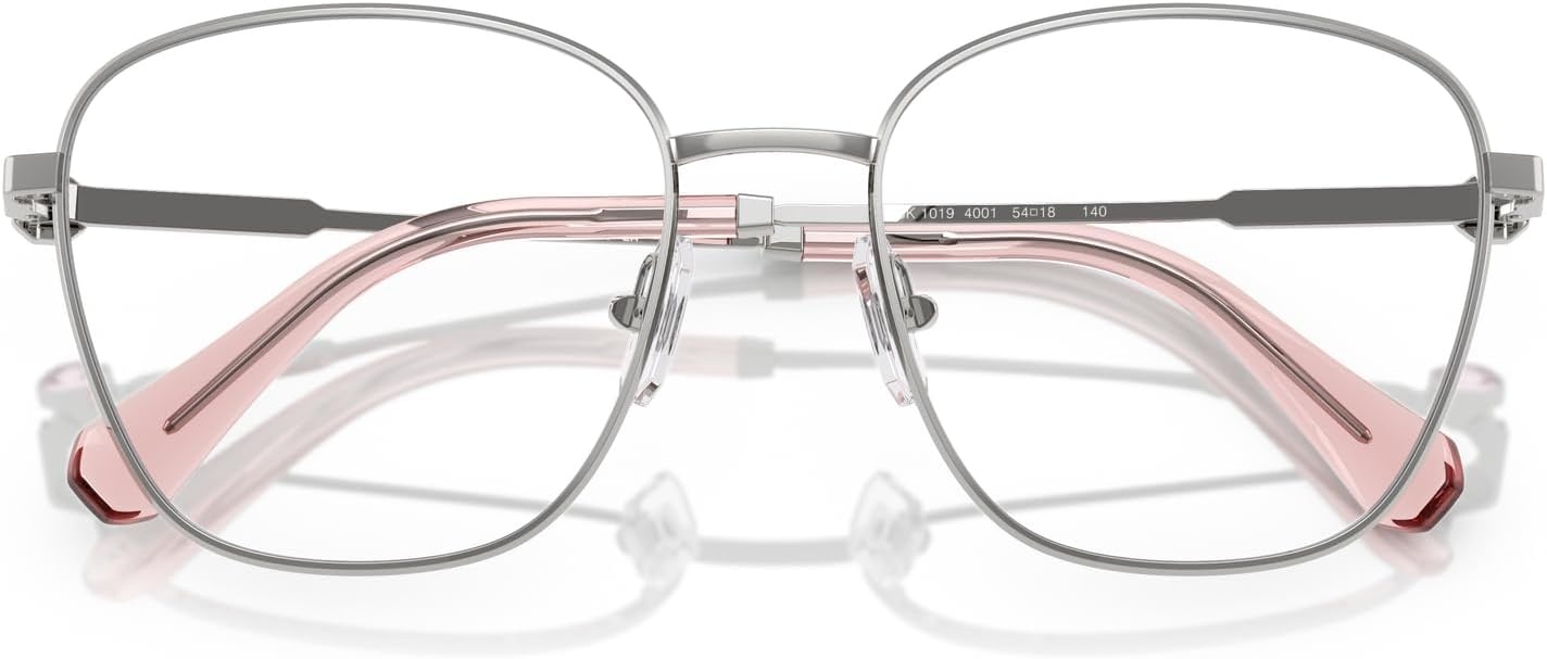 image:imageSwarovski womens Sk1019 Square Prescription Eyewear FramesSilverDemo Lens