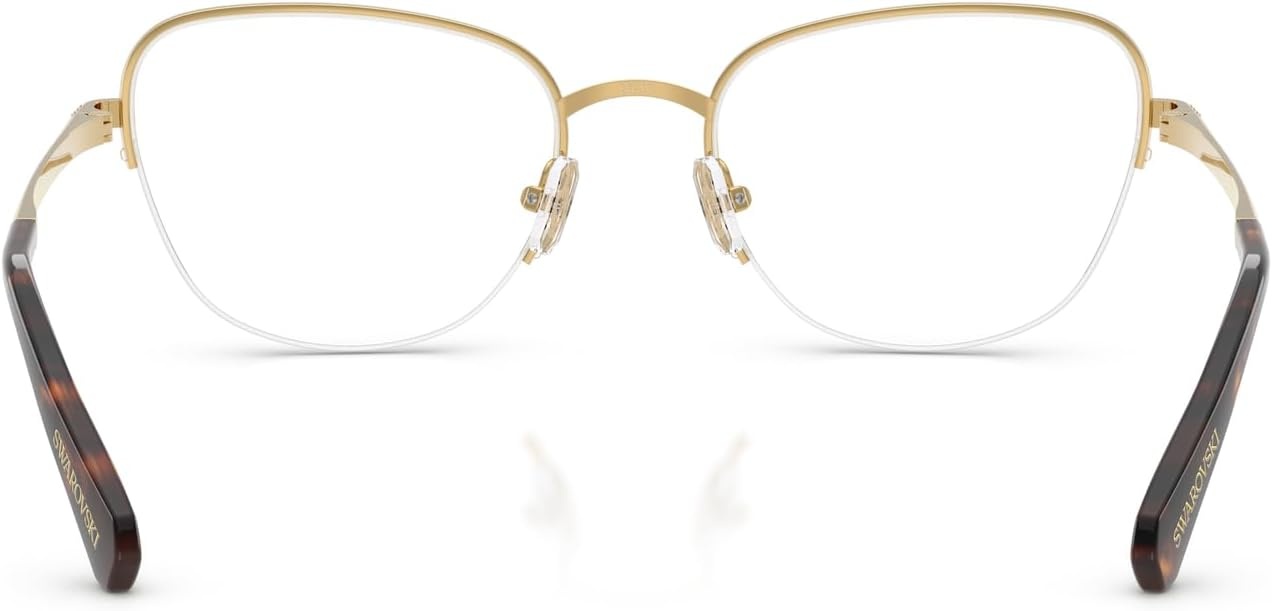 image:imageSwarovski womens Sk1023 Cat Eye Prescription Eyewear FramesGoldDemo Lens