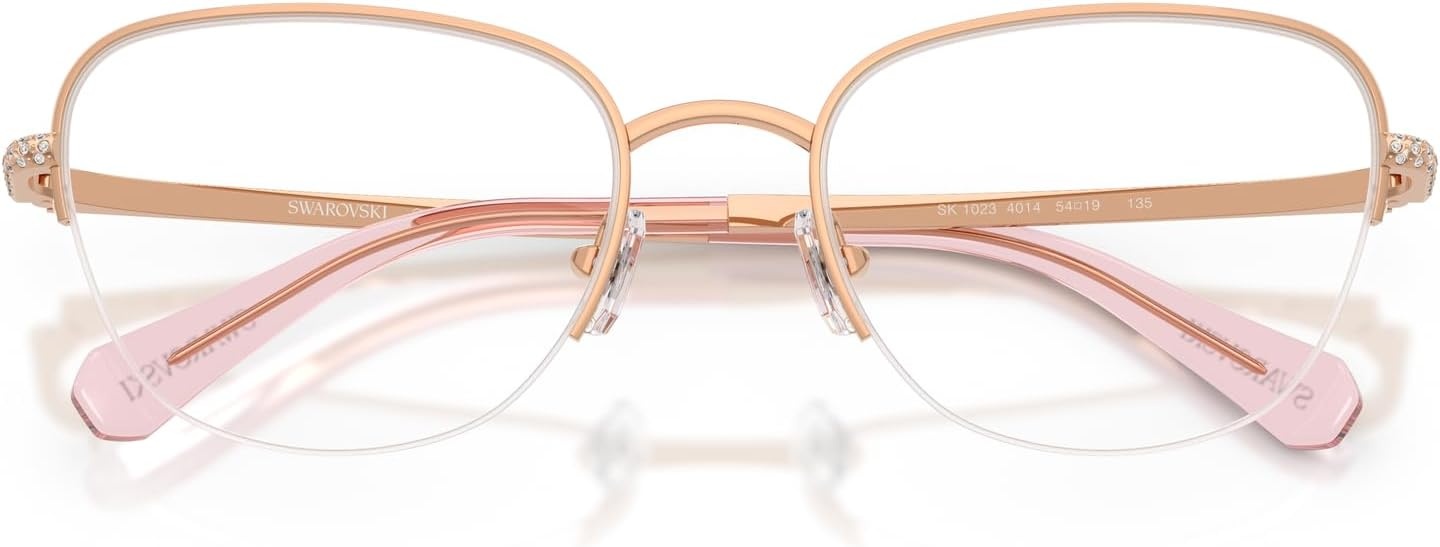 image:imageSwarovski womens Sk1023 Cat Eye Prescription Eyewear FramesRose GoldDemo Lens
