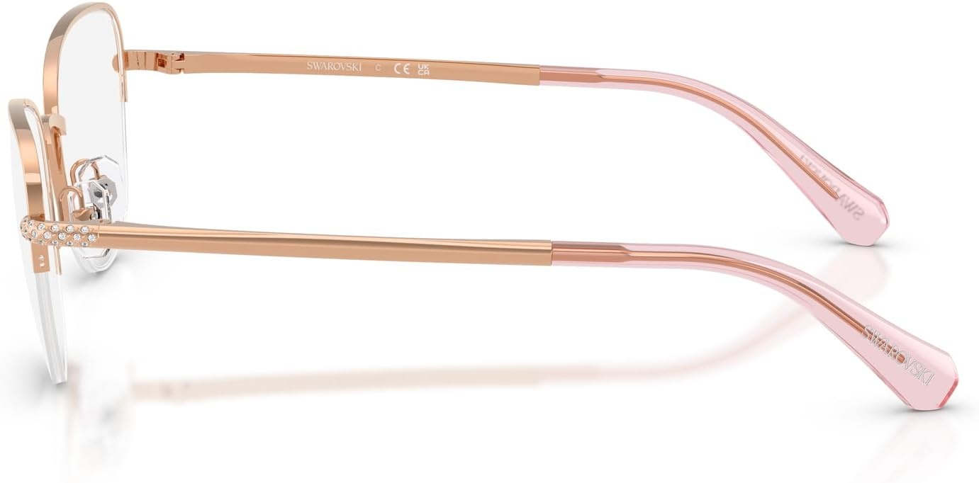 image:imageSwarovski womens Sk1023 Cat Eye Prescription Eyewear FramesRose GoldDemo Lens