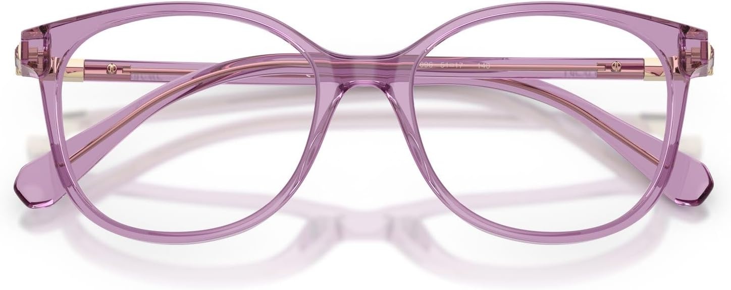 image:imageSwarovski womens Sk2002 Square Prescription Eyewear FramesTransaprent AmethystDemo Lens