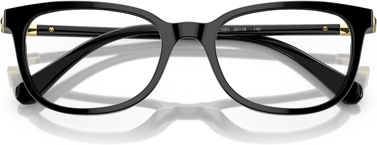image:imageSwarovski womens Sk2003 Rectangular Prescription Eyewear FramesBlackDemo Lens