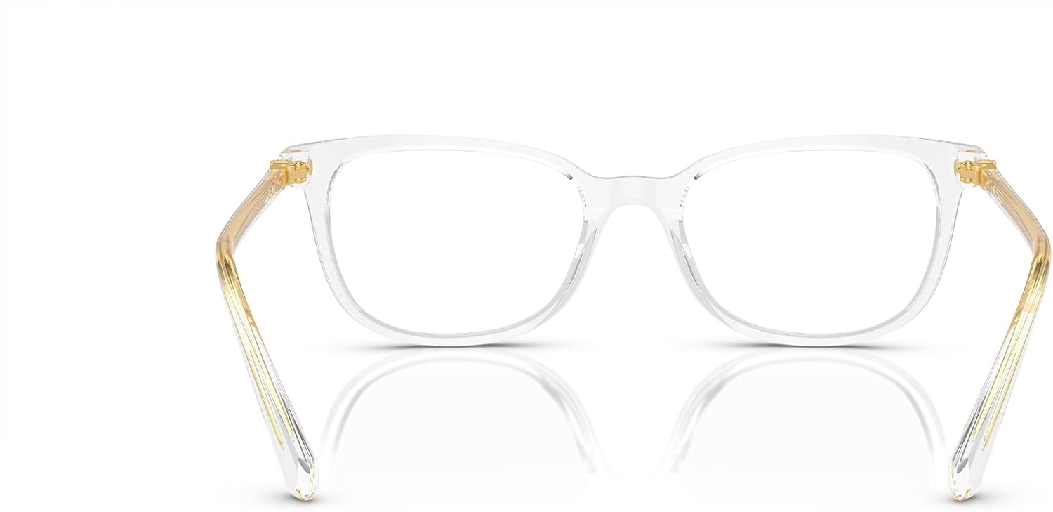 image:imageSwarovski womens Sk2003 Rectangular Prescription Eyewear FramesCrystalDemo Lens