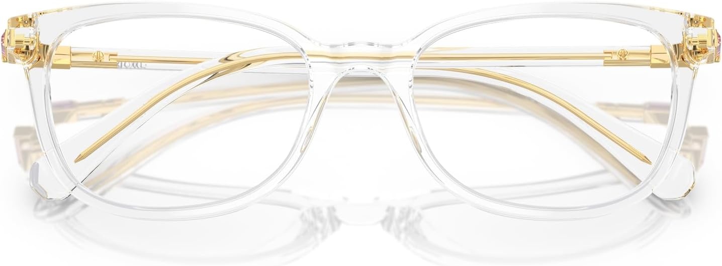 image:imageSwarovski womens Sk2003 Rectangular Prescription Eyewear FramesCrystalDemo Lens