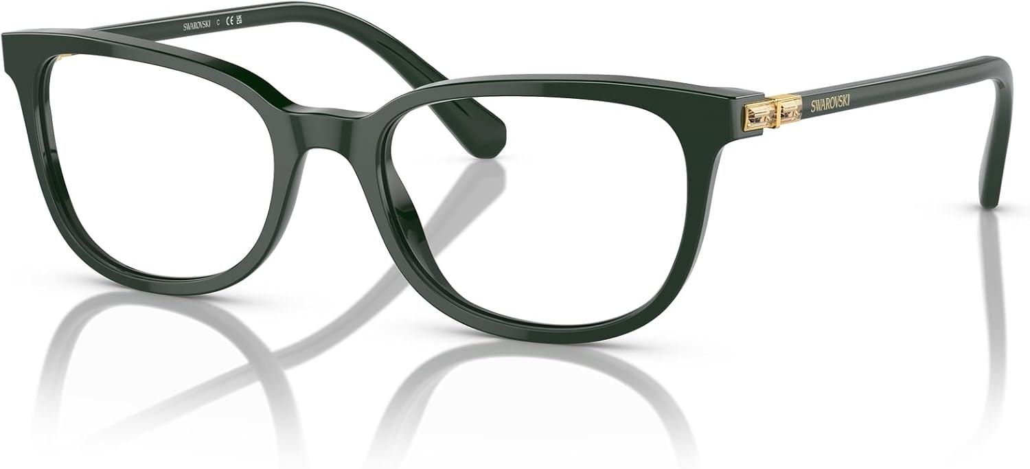 image:imageSwarovski womens Sk2003 Rectangular Prescription Eyewear FramesEmeraldDemo Lens