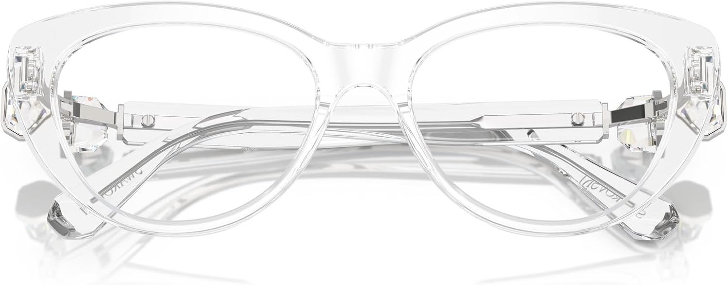 image:imageSwarovski womens Sk2005 Cat Eye Prescription Eyewear FramesCrystalDemo Lens