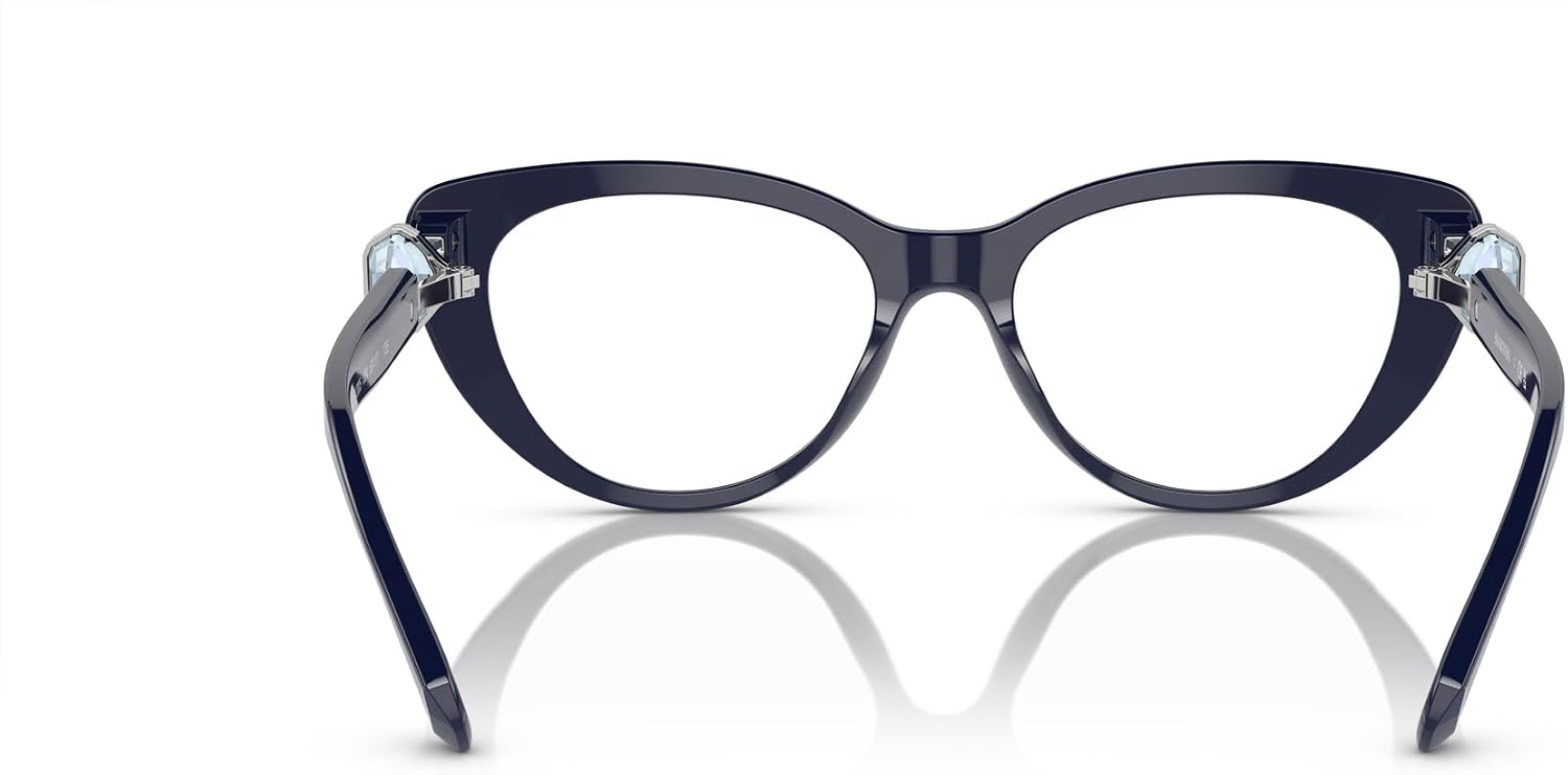image:imageSwarovski womens Sk2005 Cat Eye Prescription Eyewear FramesDark BlueDemo Lens