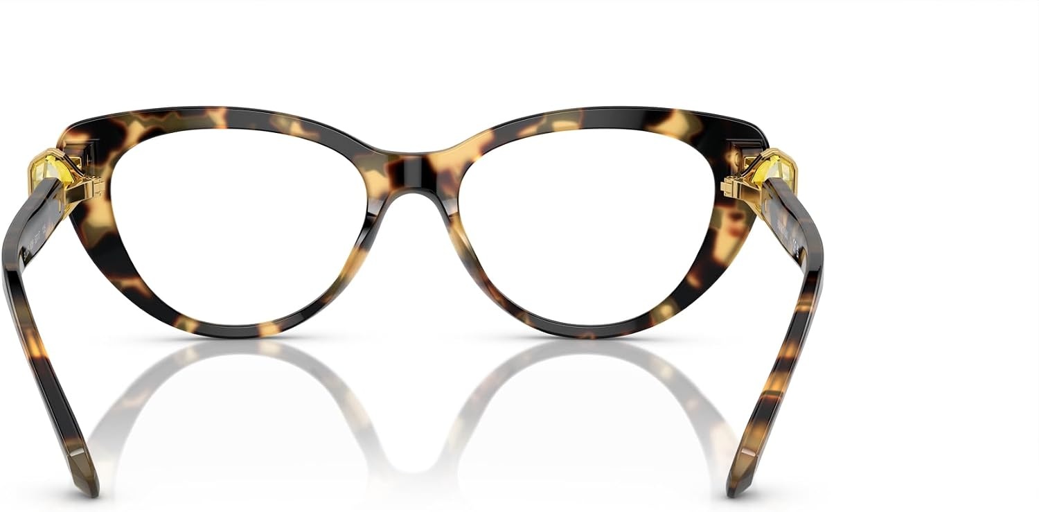 image:imageSwarovski womens Sk2005 Cat Eye Prescription Eyewear FramesLight HavanaDemo Lens