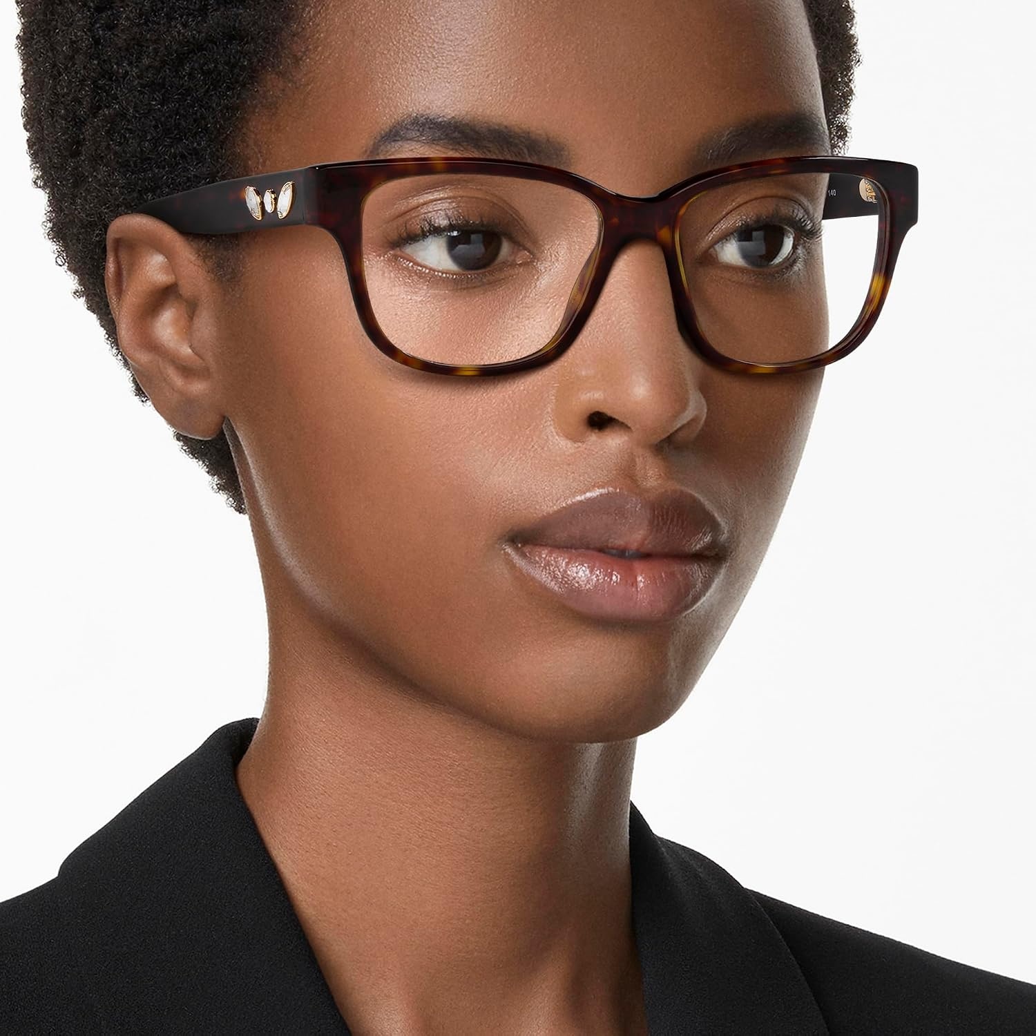 image:imageSwarovski womens Sk2007 Square Prescription Eyewear FramesHavanaDemo Lens