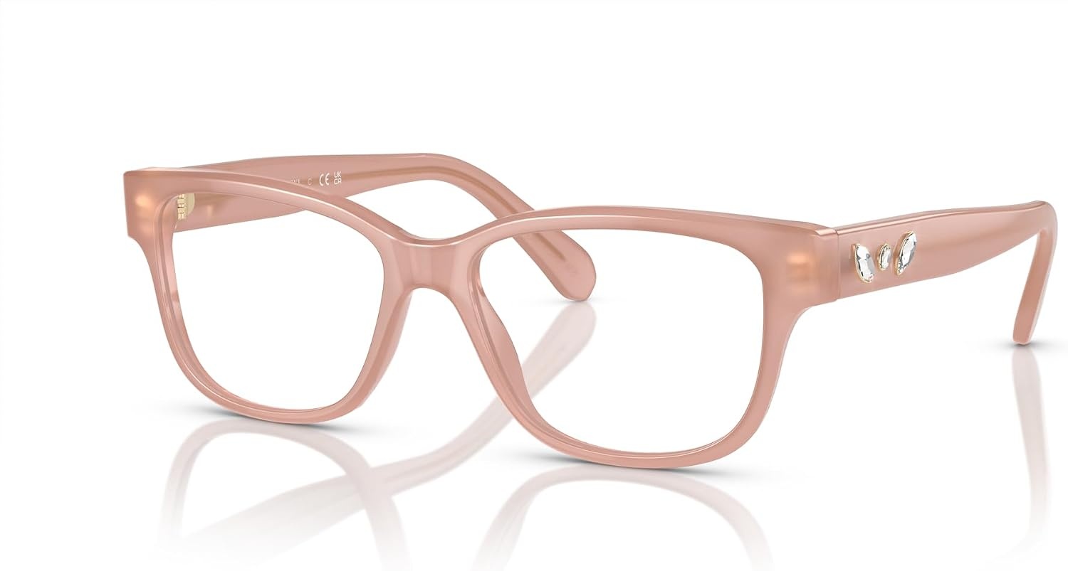 image:imageSwarovski womens Sk2007 Square Prescription Eyewear FramesOpal PinkDemo Lens