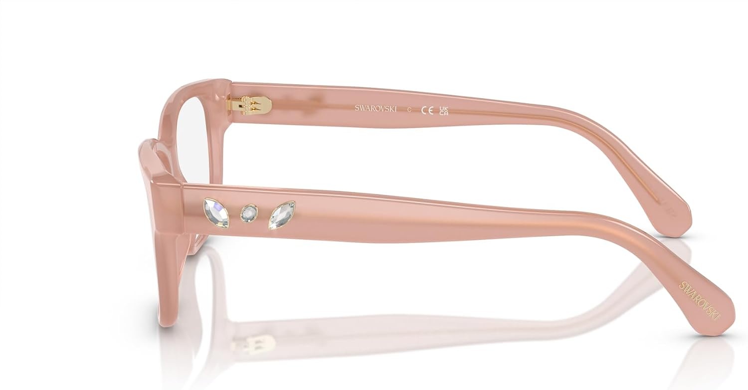 image:imageSwarovski womens Sk2007 Square Prescription Eyewear FramesOpal PinkDemo Lens