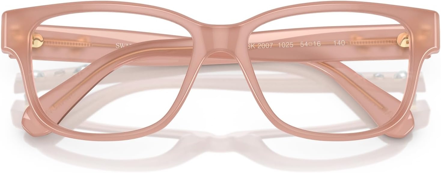 image:imageSwarovski womens Sk2007 Square Prescription Eyewear FramesOpal PinkDemo Lens