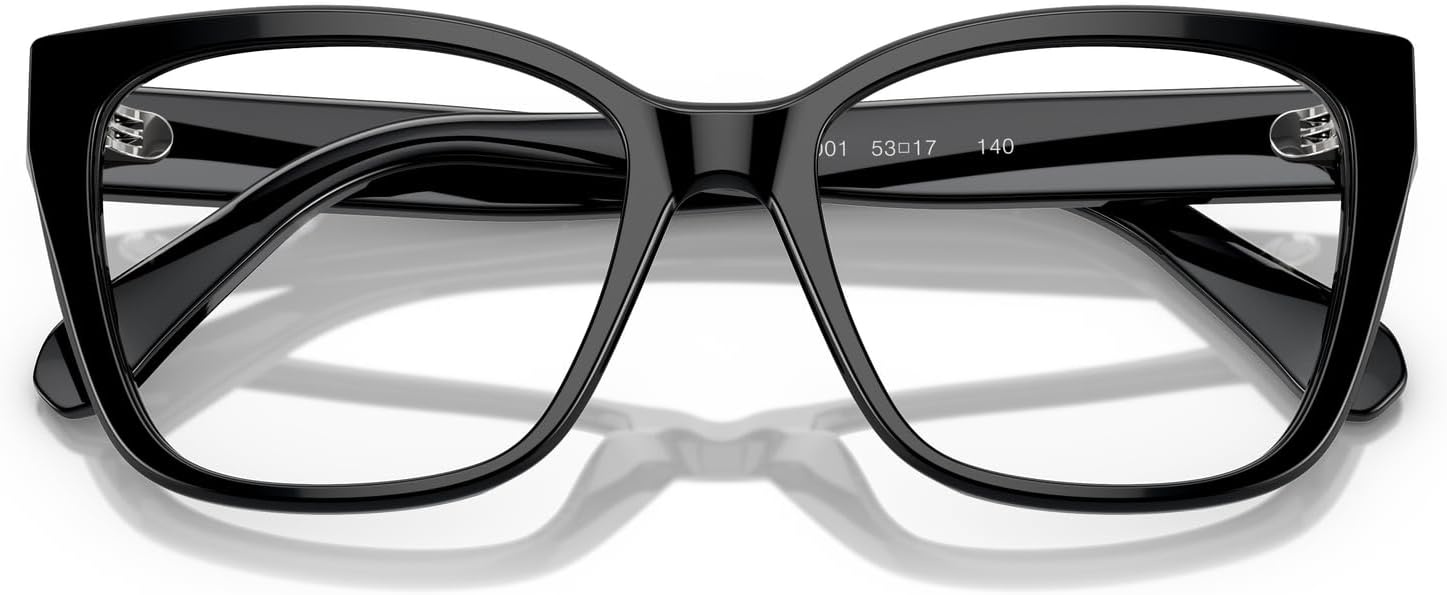 image:imageSwarovski womens Sk2008 Square Prescription Eyewear FramesBlackDemo Lens