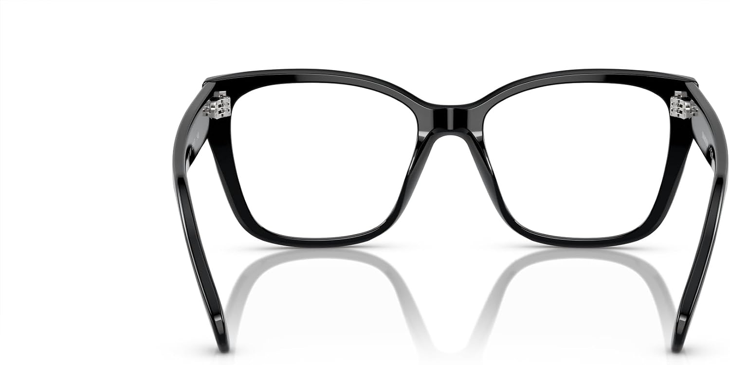 image:imageSwarovski womens Sk2008 Square Prescription Eyewear FramesBlackDemo Lens