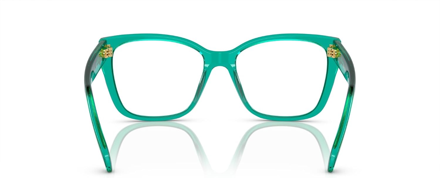 image:imageSwarovski womens Sk2008 Square Prescription Eyewear FramesCrystal GreenDemo Lens