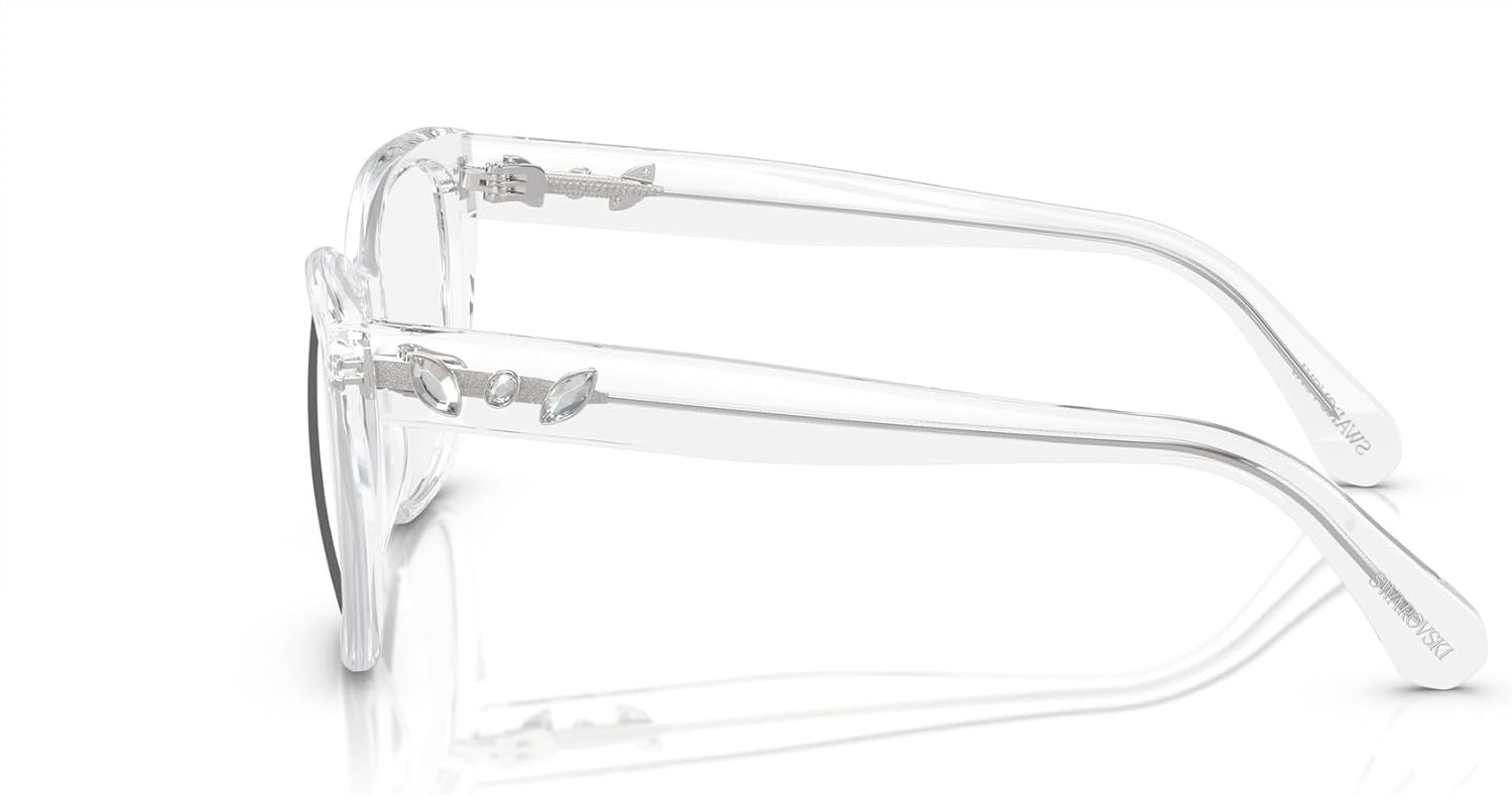 image:imageSwarovski womens Sk2008 Square Prescription Eyewear FramesCrystalDemo Lens
