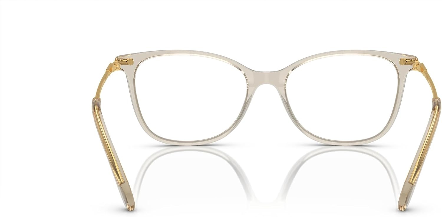 image:imageSwarovski womens Sk2010 Square Prescription Eyewear FramesBeige TransparentDemo Lens