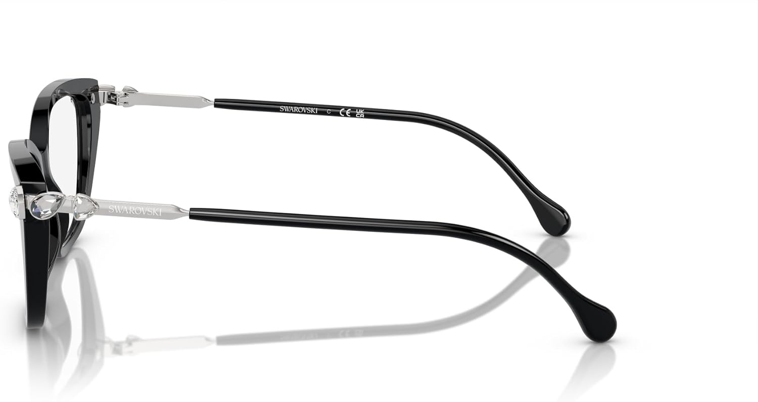 image:imageSwarovski womens Sk2011 Cat Eye Prescription Eyewear FramesBlackDemo Lens