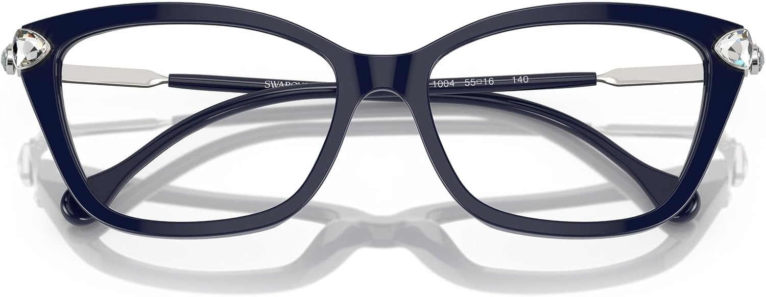 image:imageSwarovski womens Sk2011 Cat Eye Prescription Eyewear FramesBlueDemo Lens