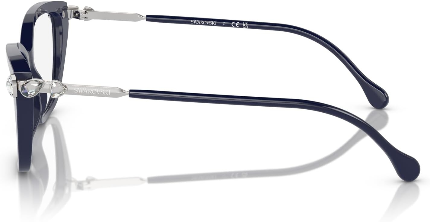 image:imageSwarovski womens Sk2011 Cat Eye Prescription Eyewear FramesBlueDemo Lens