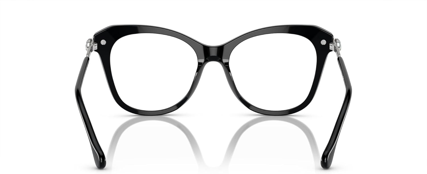 image:imageSwarovski womens Sk2012 Butterfly Prescription Eyewear FramesBlackDemo Lens