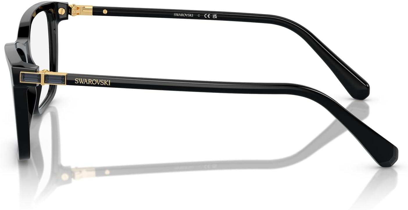 image:imageSwarovski womens Sk2015 Rectangular Prescription Eyewear FramesBlackDemo Lens